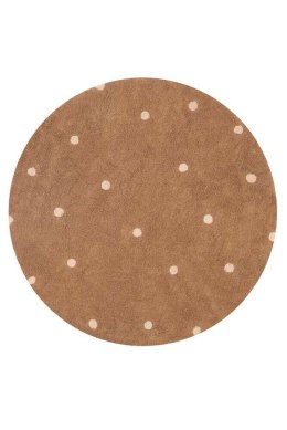 Dywan do prania Round Dot Chestnut 140cm Lorena Canals