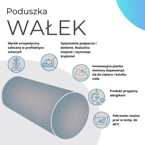 Poduszka Wałek - Anais Ø25x60 cm Bertoni Poduszka Wałek - Anais Ø25x60 cm Bertoni
