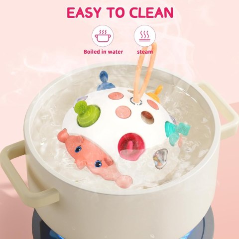 WOOPIE BABY Zabawka Sensoryczna 4w1 Jeżyk Pop-it Aktywizujący Woopie Baby WOOPIE BABY Zabawka Sensoryczna 4w1 Jeżyk Pop-it Aktywizujący Woopie Baby