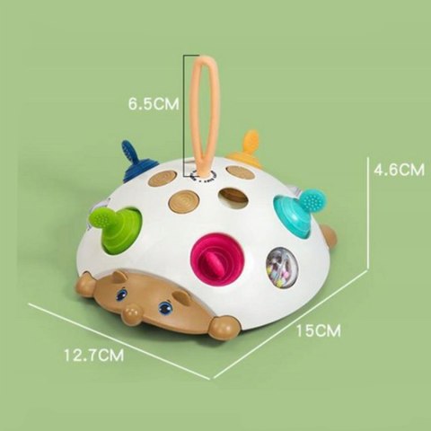 WOOPIE BABY Zabawka Sensoryczna 4w1 Jeżyk Pop-it Aktywizujący Woopie Baby WOOPIE BABY Zabawka Sensoryczna 4w1 Jeżyk Pop-it Aktywizujący Woopie Baby