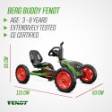 BERG Gokart Na Pedały Buddy FENDT NOWY MODEL Zielony Berg