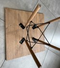 Stolik kawowy kwadratowy CAPRI WOOD 60x60 cm Lugano