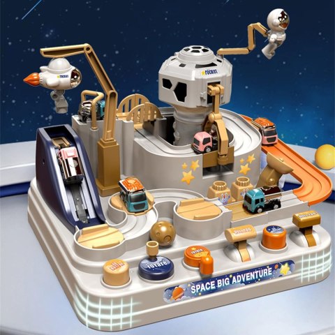 WOOPIE Interaktywny Tor Przeszkód Samochodowy " Kosmiczna Przygoda Astronauty" Woopie WOOPIE Interaktywny Tor Przeszkód Samochodowy " Kosmiczna Przygoda Astronauty" Woopie