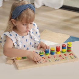 VIGA Drewniane Liczydło Talesa Kreatywna Liczarka Montessori Viga Toys