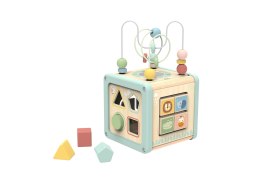 TOOKY TOY Drewniana Kostka Aktywności Sorter Labirynt Tooky Toy