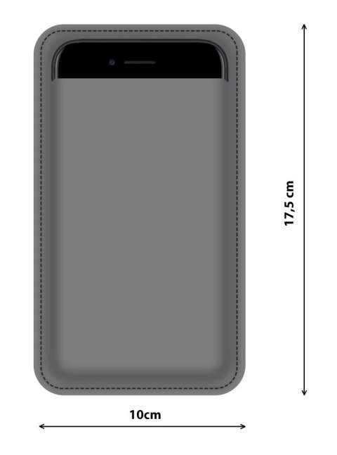 Etui na smartfon antracyt Livia Bertoni Etui na smartfon antracyt Livia Bertoni