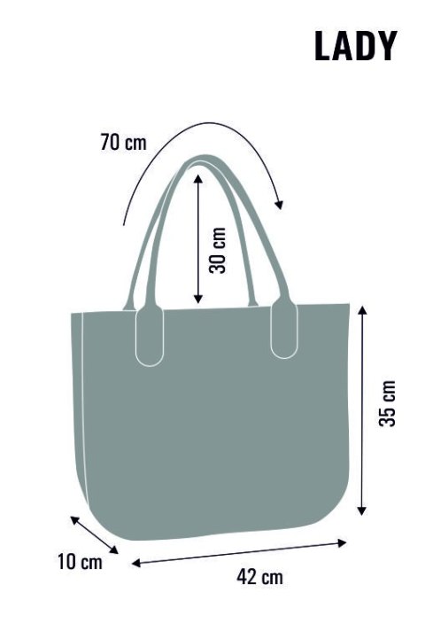Torba filcowa LADY XL - Karuzela Bertoni Torba filcowa LADY XL - Karuzela Bertoni