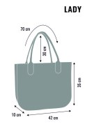 Torba filcowa LADY XL antracyt - Sofi Bertoni