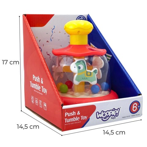 WOOPIE BABY Kolorowe Koniki Czerwona Bączek Karuzela Woopie Baby WOOPIE BABY Kolorowe Koniki Czerwona Bączek Karuzela Woopie Baby