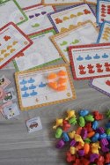 WOOPIE Zestaw Edukacyjny Nauka Liczenia Montessori Sorter Kolorów 16SZT Woopie