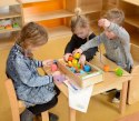 MASTERKIDZ Duża Drewniana Nawlekanka Sznurowanka Montessori Masterkidz