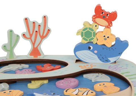 TOOKY TOY Złowić Rybkę Gra Zręcznościowa Układanka Montessori Tooky Toy TOOKY TOY Złowić Rybkę Gra Zręcznościowa Układanka Montessori Tooky Toy