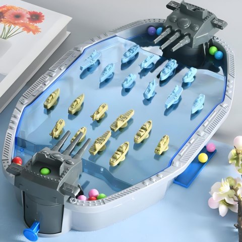 WOOPIE Gra Zręcznościowa "Bitwa Morska" Statki 3D Wyrzutnia Kulek Woopie WOOPIE Gra Zręcznościowa "Bitwa Morska" Statki 3D Wyrzutnia Kulek Woopie