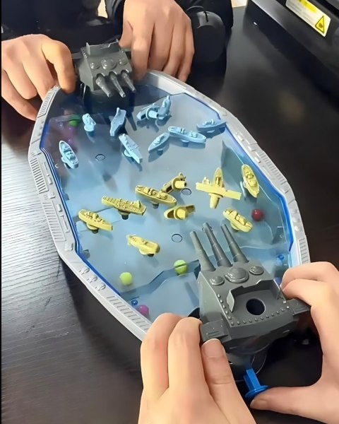 WOOPIE Gra Zręcznościowa "Bitwa Morska" Statki 3D Wyrzutnia Kulek Woopie WOOPIE Gra Zręcznościowa "Bitwa Morska" Statki 3D Wyrzutnia Kulek Woopie