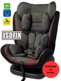 Fotelik samochodowy ISOFIX 360 FORZA RED 0-36 kg uniwersalny Bebico