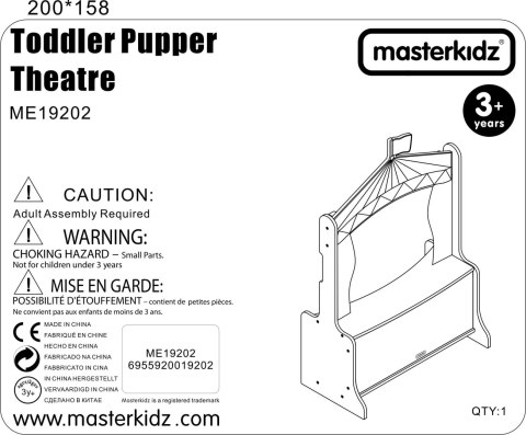 MASTERKIDZ Drewniany Teatrzyk dla Lalek Sklep Stragan Masterkidz MASTERKIDZ Drewniany Teatrzyk dla Lalek Sklep Stragan Masterkidz