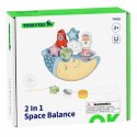 TOOKY TOY Kosmiczny Śpiący Księżyc Balansująca Układanka Drewniana Nawlekanka Montessori Kosmos Tooky Toy