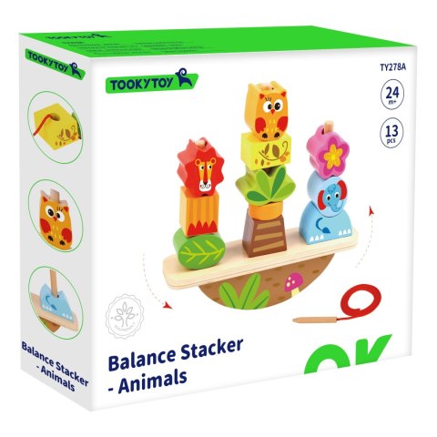TOOKY TOY Układanka Balansująca Zwierzęta Tooky Toy TOOKY TOY Układanka Balansująca Zwierzęta Tooky Toy
