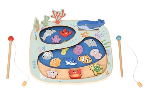 TOOKY TOY Złowić Rybkę Gra Zręcznościowa Układanka Montessori Tooky Toy TOOKY TOY Złowić Rybkę Gra Zręcznościowa Układanka Montessori Tooky Toy