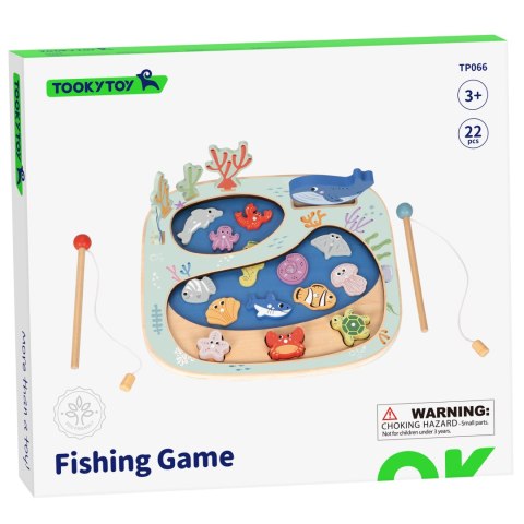 TOOKY TOY Złowić Rybkę Gra Zręcznościowa Układanka Montessori Tooky Toy TOOKY TOY Złowić Rybkę Gra Zręcznościowa Układanka Montessori Tooky Toy