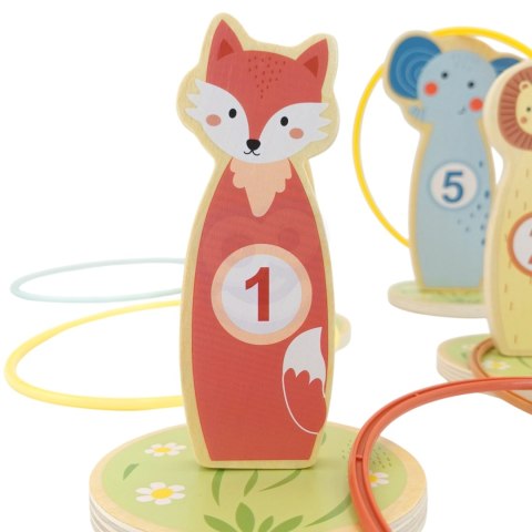 TOOKY TOY Rzut do Celu Drewniana Gra Zręcznościowa Obręcze 15 el. Tooky Toy TOOKY TOY Rzut do Celu Drewniana Gra Zręcznościowa Obręcze 15 el. Tooky Toy