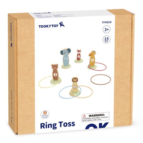 TOOKY TOY Rzut do Celu Drewniana Gra Zręcznościowa Obręcze 15 el. Tooky Toy TOOKY TOY Rzut do Celu Drewniana Gra Zręcznościowa Obręcze 15 el. Tooky Toy