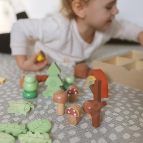 TOOKY TOY Zestaw Leśny Układanka w Stosy Klocki Figurki Tooky Toy TOOKY TOY Zestaw Leśny Układanka w Stosy Klocki Figurki Tooky Toy