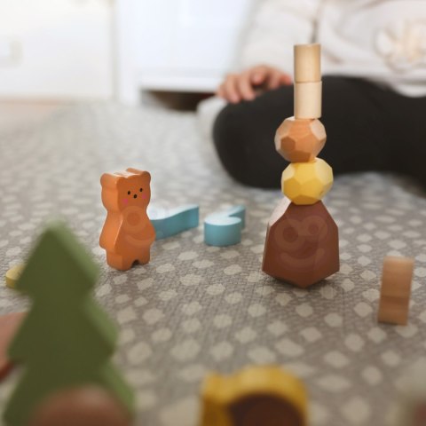 TOOKY TOY Zestaw Leśny Układanka w Stosy Klocki Figurki Tooky Toy TOOKY TOY Zestaw Leśny Układanka w Stosy Klocki Figurki Tooky Toy