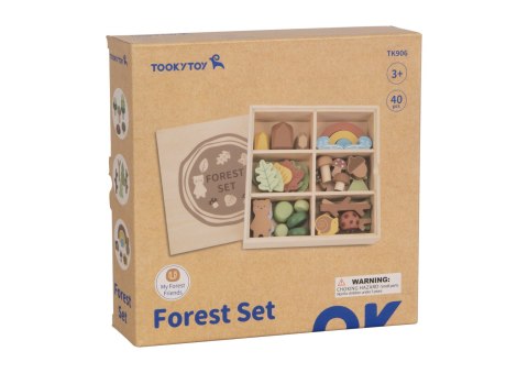 TOOKY TOY Zestaw Leśny Układanka w Stosy Klocki Figurki Tooky Toy TOOKY TOY Zestaw Leśny Układanka w Stosy Klocki Figurki Tooky Toy