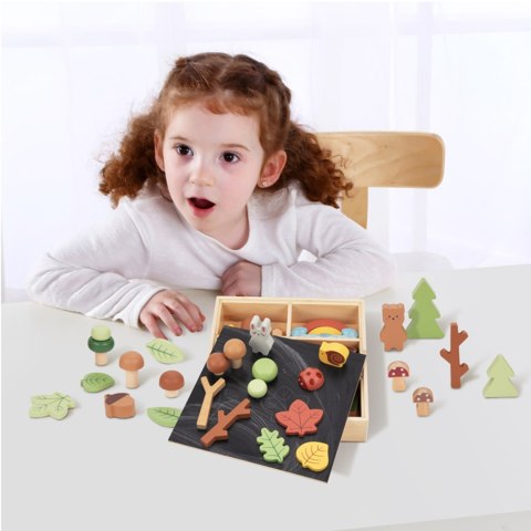 TOOKY TOY Zestaw Leśny Układanka w Stosy Klocki Figurki Tooky Toy TOOKY TOY Zestaw Leśny Układanka w Stosy Klocki Figurki Tooky Toy
