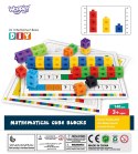 WOOPIE Gra Układanka Matematyczna Klocki Konstrukcyjne + Wzory 148 el. Woopie