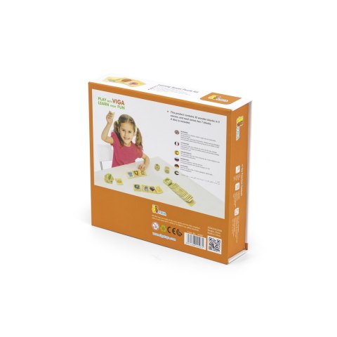 VIGA Gra Edukacyjna Układanka Ucząca Sortuj Zmysły 37 el. Montessori Viga Toys VIGA Gra Edukacyjna Układanka Ucząca Sortuj Zmysły 37 el. Montessori Viga Toys