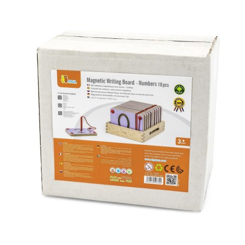 VIGA Tabliczki Magnetyczne Nauka Pisania Cyferki Certyfikat FSC Montessori Viga Toys VIGA Tabliczki Magnetyczne Nauka Pisania Cyferki Certyfikat FSC Montessori Viga Toys