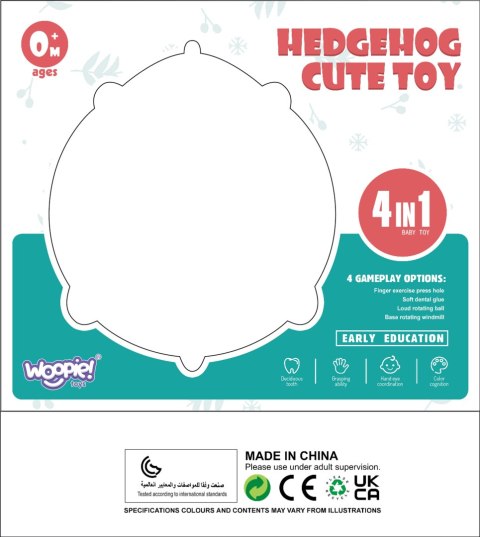 WOOPIE BABY Zabawka Sensoryczna 4w1 Jeżyk Pop-it Aktywizujący Woopie Baby WOOPIE BABY Zabawka Sensoryczna 4w1 Jeżyk Pop-it Aktywizujący Woopie Baby