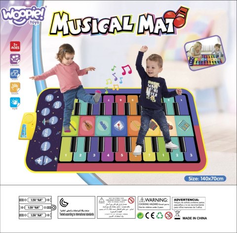 WOOPIE Interaktywna Mata Muzyczna do Tańczenia XXL Woopie WOOPIE Interaktywna Mata Muzyczna do Tańczenia XXL Woopie
