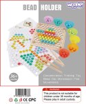 WOOPIE Kolorowe Kulki Układanka Montessori Mozaika Sorter Woopie