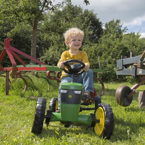 BERG Gokart na Pedały John Deere Ciche Koła 2-5 lat do 30 kg Berg BERG Gokart na Pedały John Deere Ciche Koła 2-5 lat do 30 kg Berg
