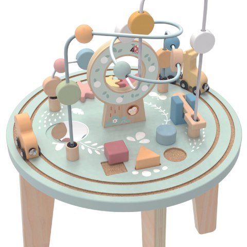 TOOKY TOY Drewniany Stół Aktywności Montessori Pętla Motoryczna Tooky Toy TOOKY TOY Drewniany Stół Aktywności Montessori Pętla Motoryczna Tooky Toy
