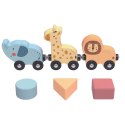 TOOKY TOY Drewniany Stół Aktywności Montessori Pętla Motoryczna Tooky Toy