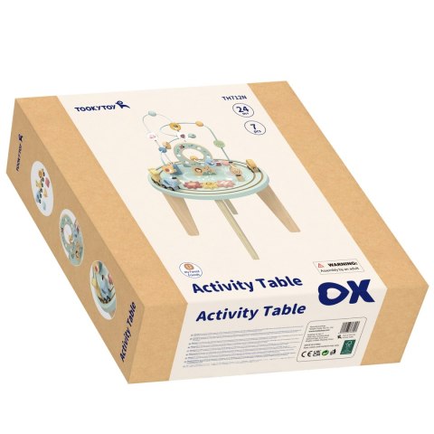 TOOKY TOY Drewniany Stół Aktywności Montessori Pętla Motoryczna Tooky Toy TOOKY TOY Drewniany Stół Aktywności Montessori Pętla Motoryczna Tooky Toy