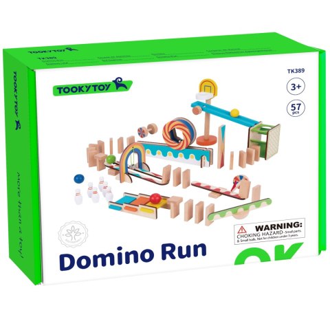 TOOKY TOY Tor Kulkowy Kulodrom Domino Tooky Toy TOOKY TOY Tor Kulkowy Kulodrom Domino Tooky Toy