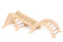 VIGA Drewniany Bujak Naturalny Montessori Viga Toys