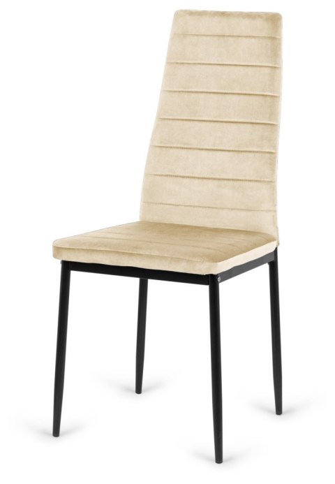 Krzesło tapicerowane VALVA LINE VELVET BEIGE Lugano Krzesło tapicerowane VALVA LINE VELVET BEIGE Lugano