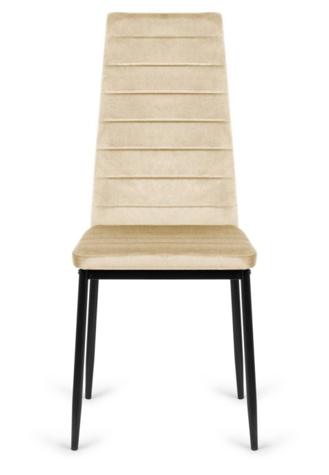 Krzesło tapicerowane VALVA LINE VELVET BEIGE Lugano Krzesło tapicerowane VALVA LINE VELVET BEIGE Lugano
