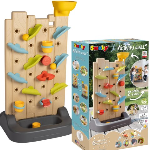 SMOBY Ścianka Aktywności Dwustronna - Tablica Manipulacyjna Montessori Smoby SMOBY Ścianka Aktywności Dwustronna - Tablica Manipulacyjna Montessori Smoby