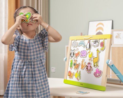 VIGA Drewniane Magnesy Zwierzęta zestaw 20 elementów Viga Toys VIGA Drewniane Magnesy Zwierzęta zestaw 20 elementów Viga Toys