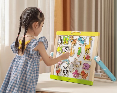 VIGA Drewniane Magnesy Zwierzęta zestaw 20 elementów Viga Toys VIGA Drewniane Magnesy Zwierzęta zestaw 20 elementów Viga Toys