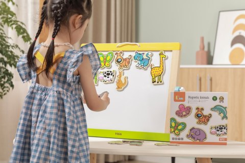 VIGA Drewniane Magnesy Zwierzęta zestaw 20 elementów Viga Toys VIGA Drewniane Magnesy Zwierzęta zestaw 20 elementów Viga Toys