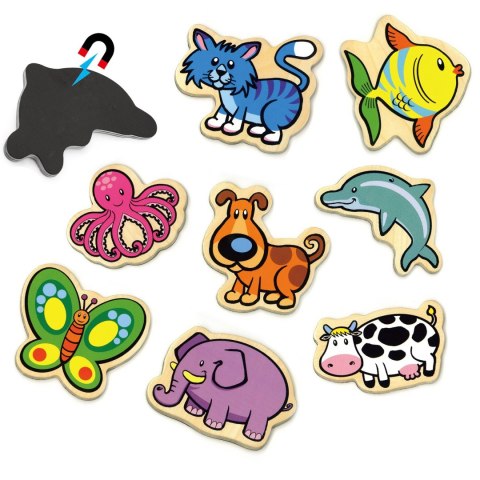 VIGA Drewniane Magnesy Zwierzęta zestaw 20 elementów Viga Toys VIGA Drewniane Magnesy Zwierzęta zestaw 20 elementów Viga Toys