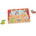 VIGA Puzzle Dźwiękowe Dopasuj Muzykujące Zwierzęta Viga Toys